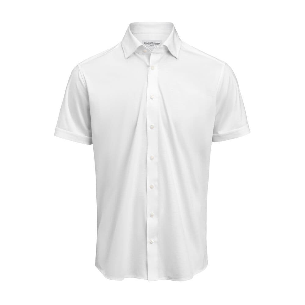Indigo Bow 132 S/S Chemise Regular Fit Hommes coloris Blanc