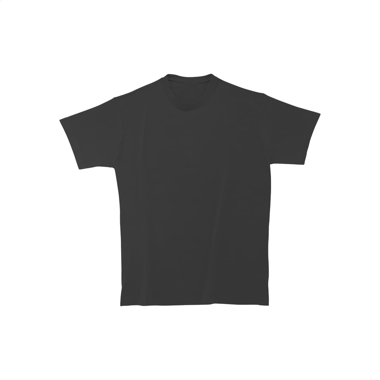 T-shirt en coton épais coloris Noir