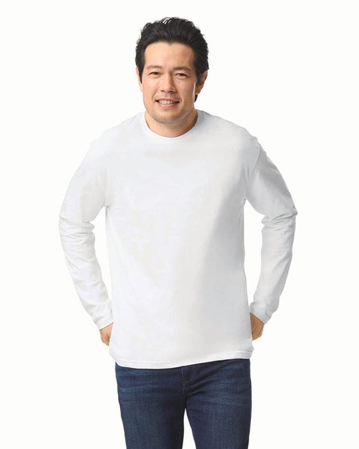 T-shirt homme manches longues Softstyle en situation