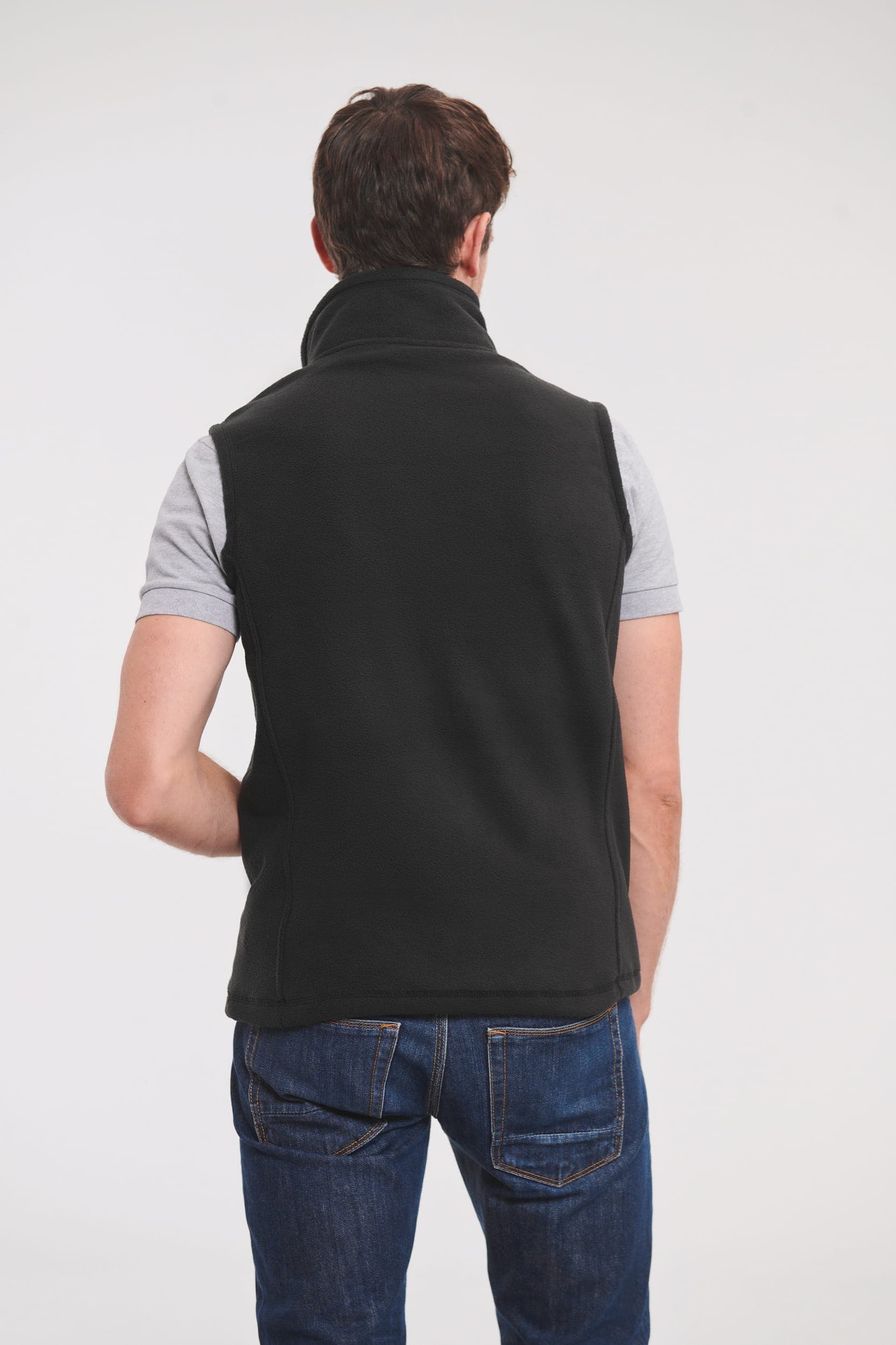 Gilet polaire homme en situation