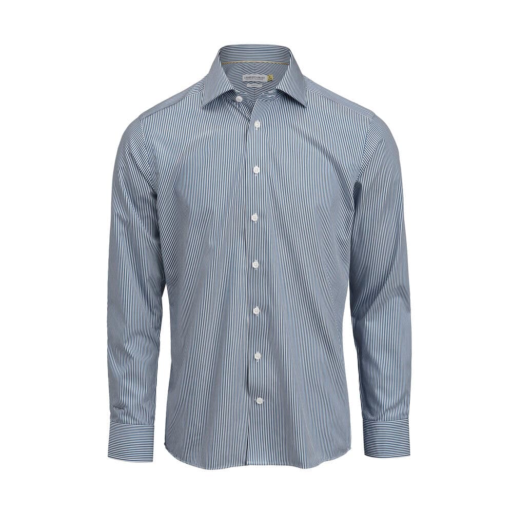 Yellow Bow 50  Chemise Coupe Slim Hommes coloris Marine / Rayure