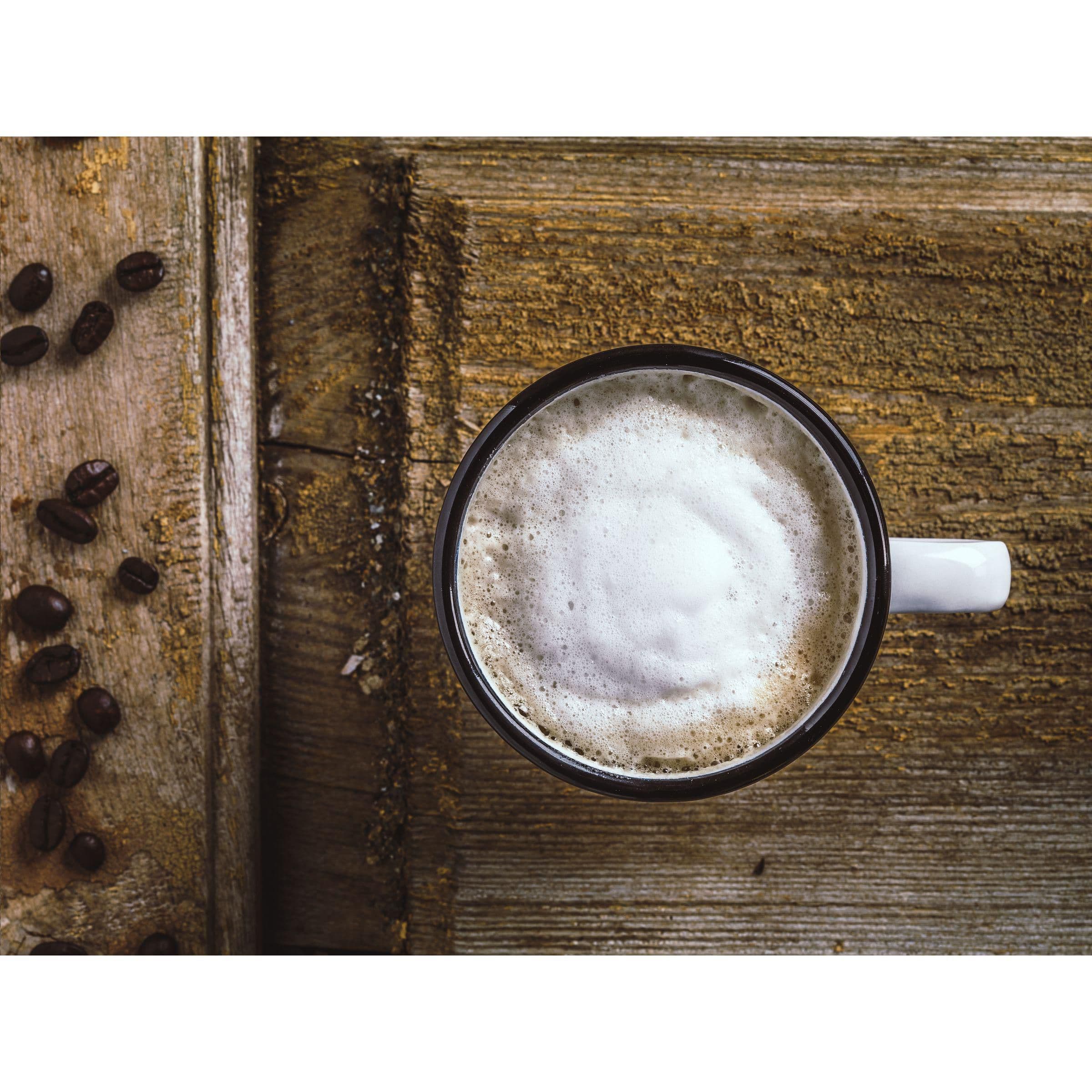 Mug Retro en émail 350 ml en situation
