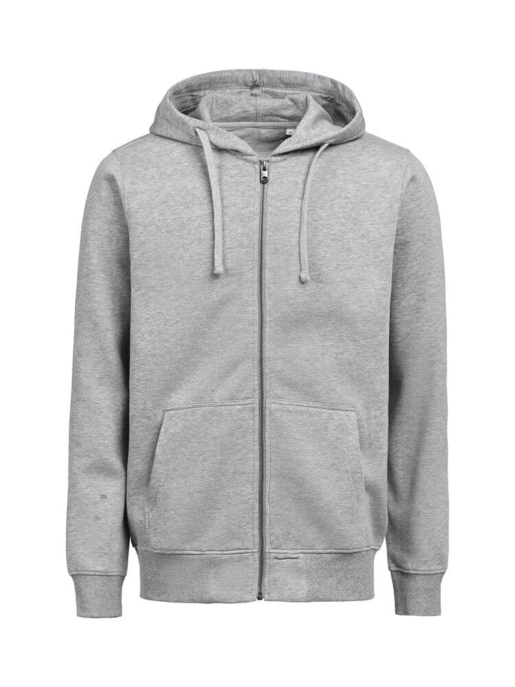 UM Sweatshirt Fermeture Complète (OCS-RCS)  Coupe Regular Unisexe coloris Gris Mélange