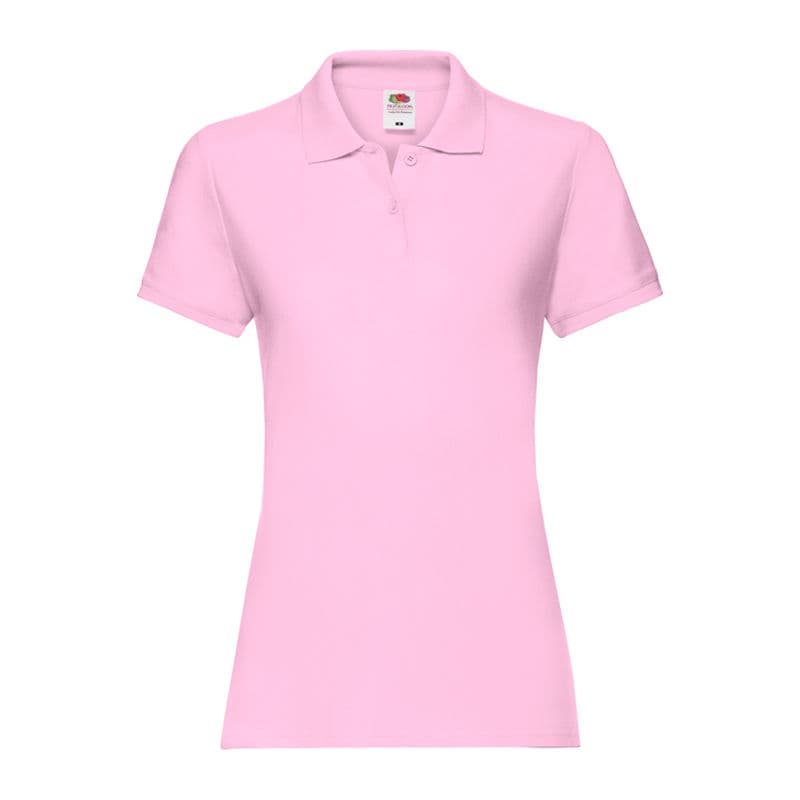 LADIES PREMIUM POLO coloris Rose clair