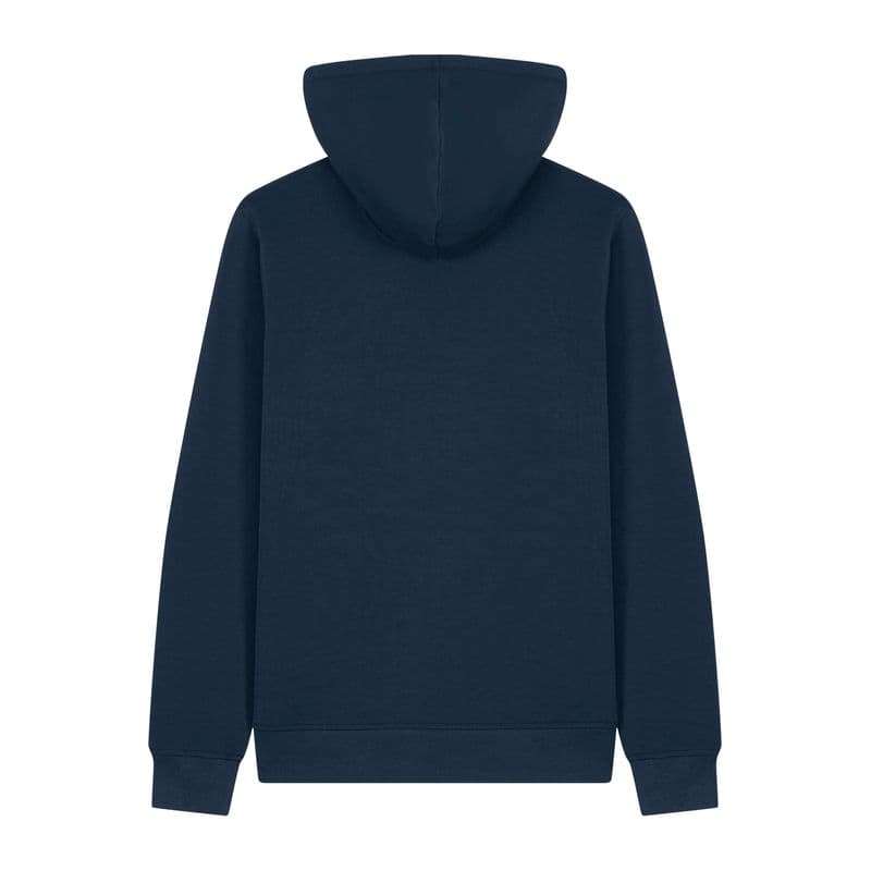 Mixer unisex zip-thru hoodie coloris Bleu marine