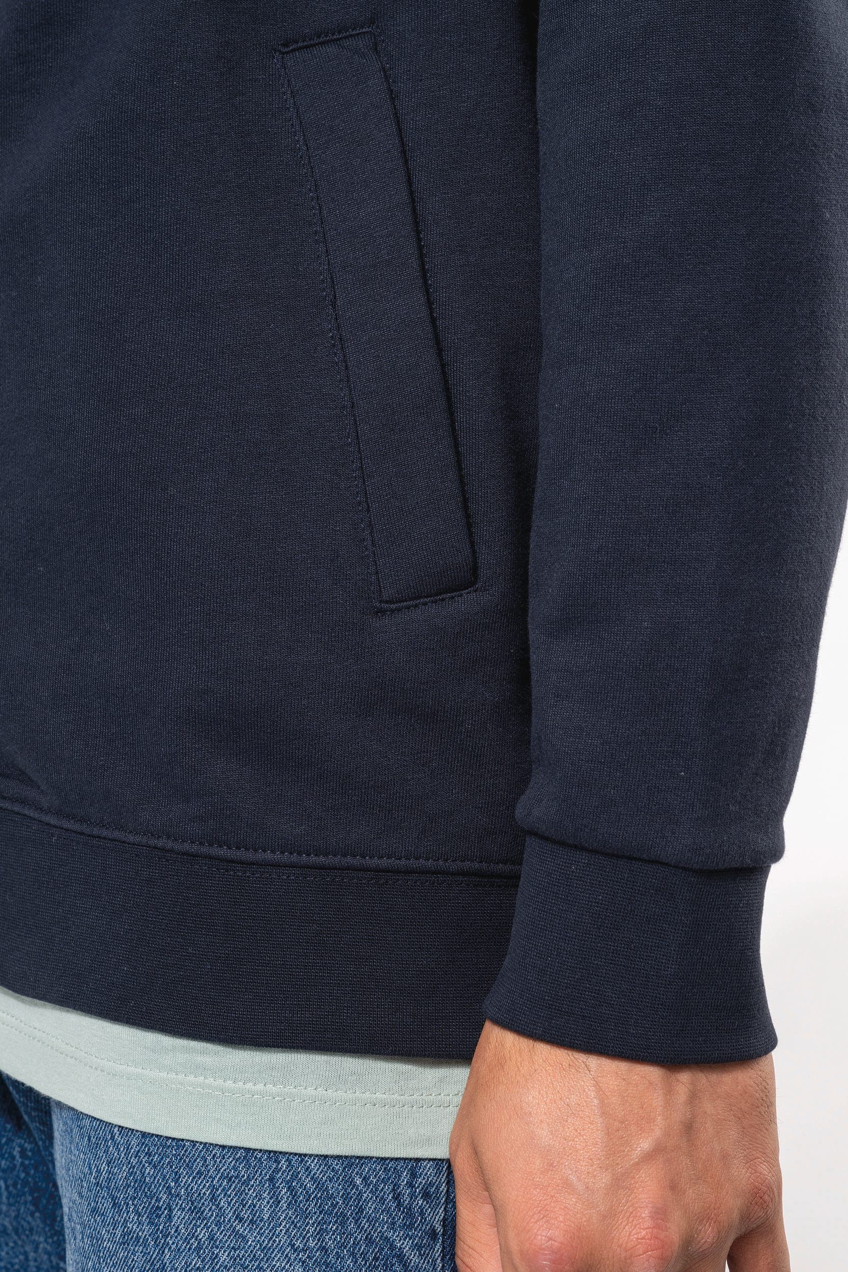 Veste molleton zippée homme en situation