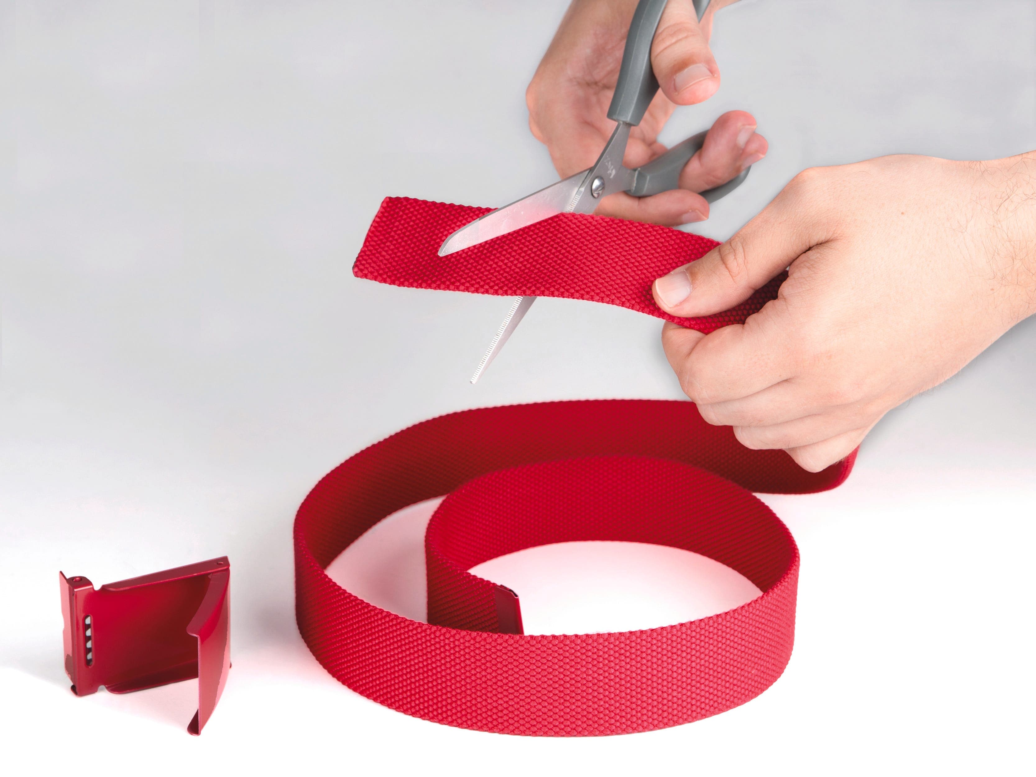 Ceinture en polyester en situation