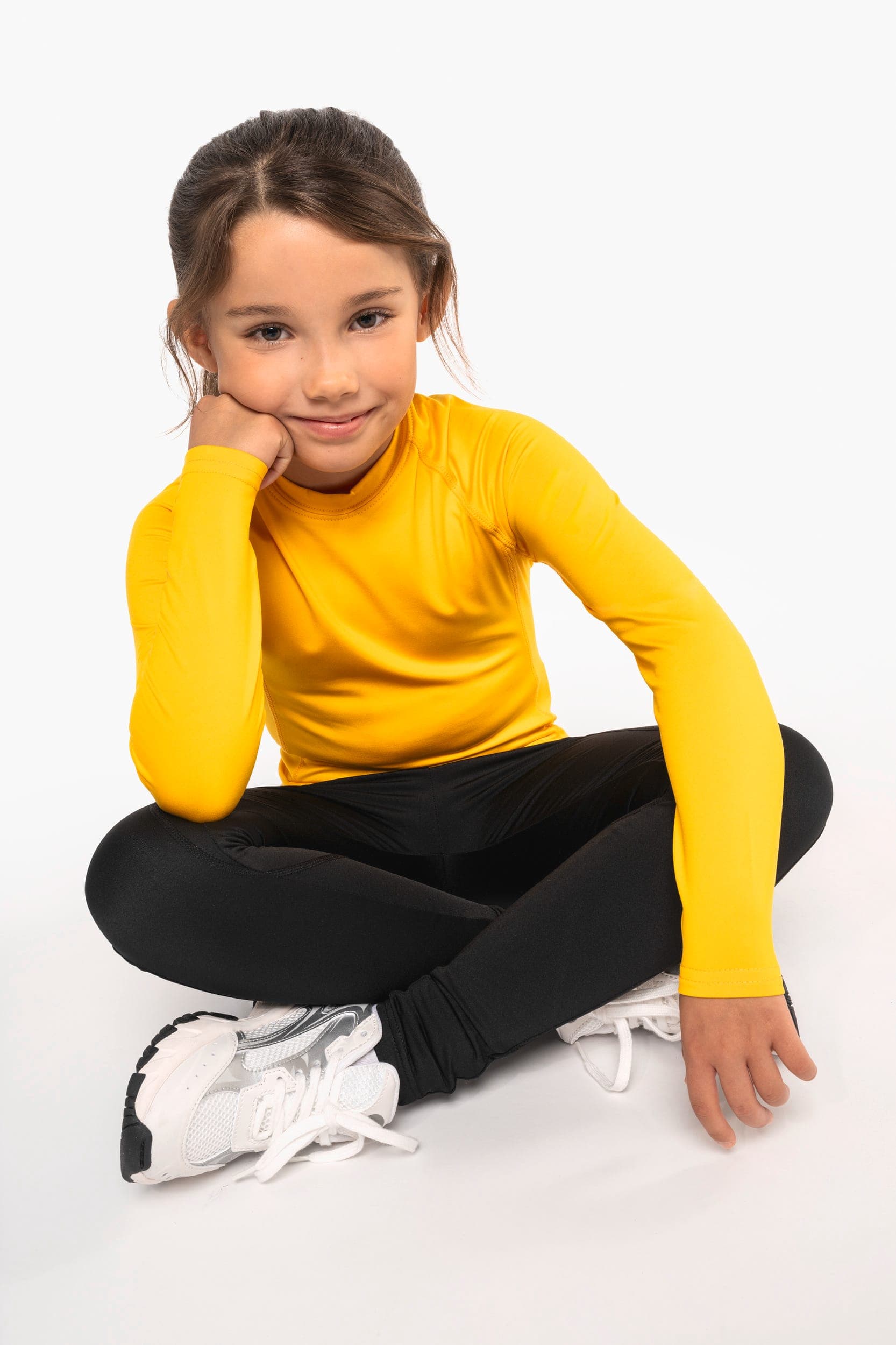 Collant sous-vêtement sport enfant en situation