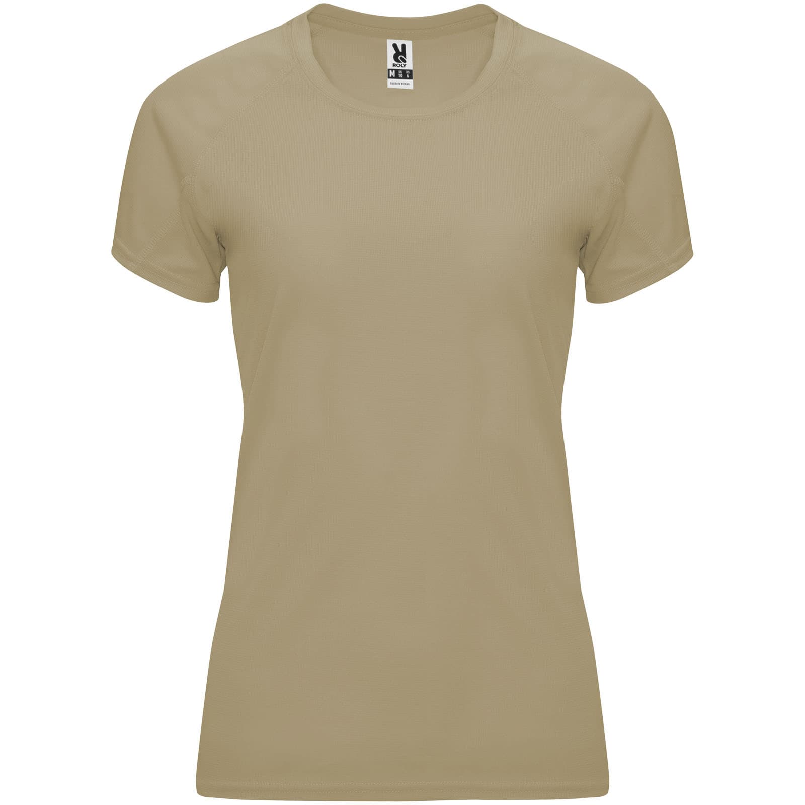 T-shirt de sport de 135 g/m² Bahrain à manches courtes pour femme coloris Sable foncé