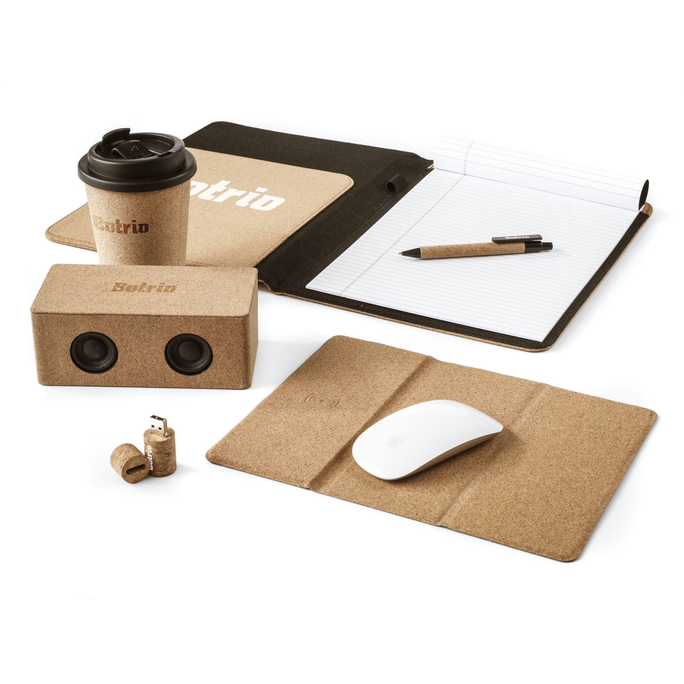 Tapis de souris Cork avec recharge sans fil en situation