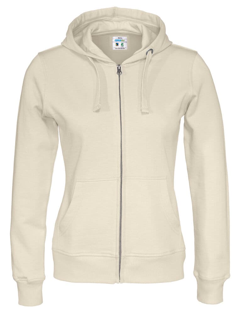 HOODIE FERMETURE COMPLÈTE FEMME - CERTIFIÉ GOTS