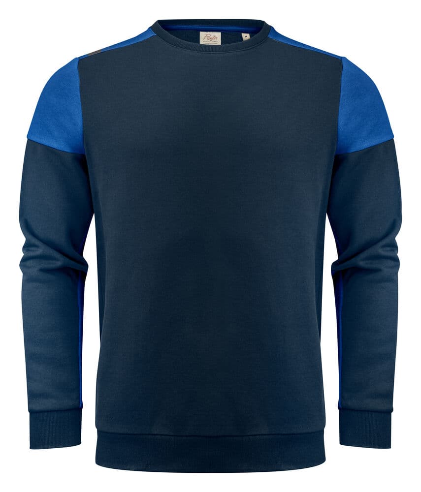 Sweat-shirt Encolure Ras-du-Cou Prime Unisexe coloris Marine / Cobalt