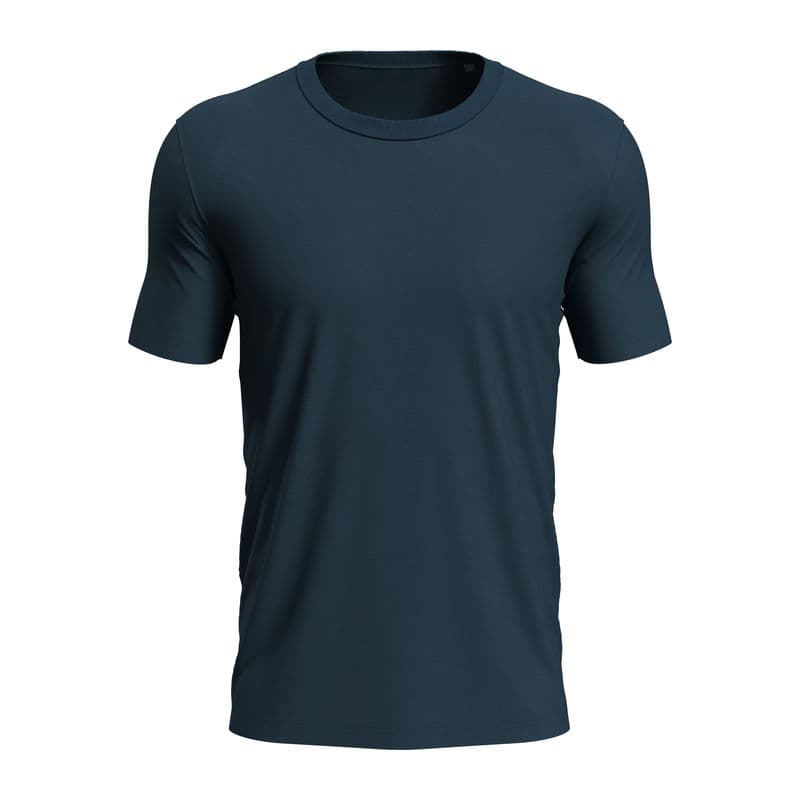Morgan Crew Neck Unisex T-shirt coloris Bleu marina