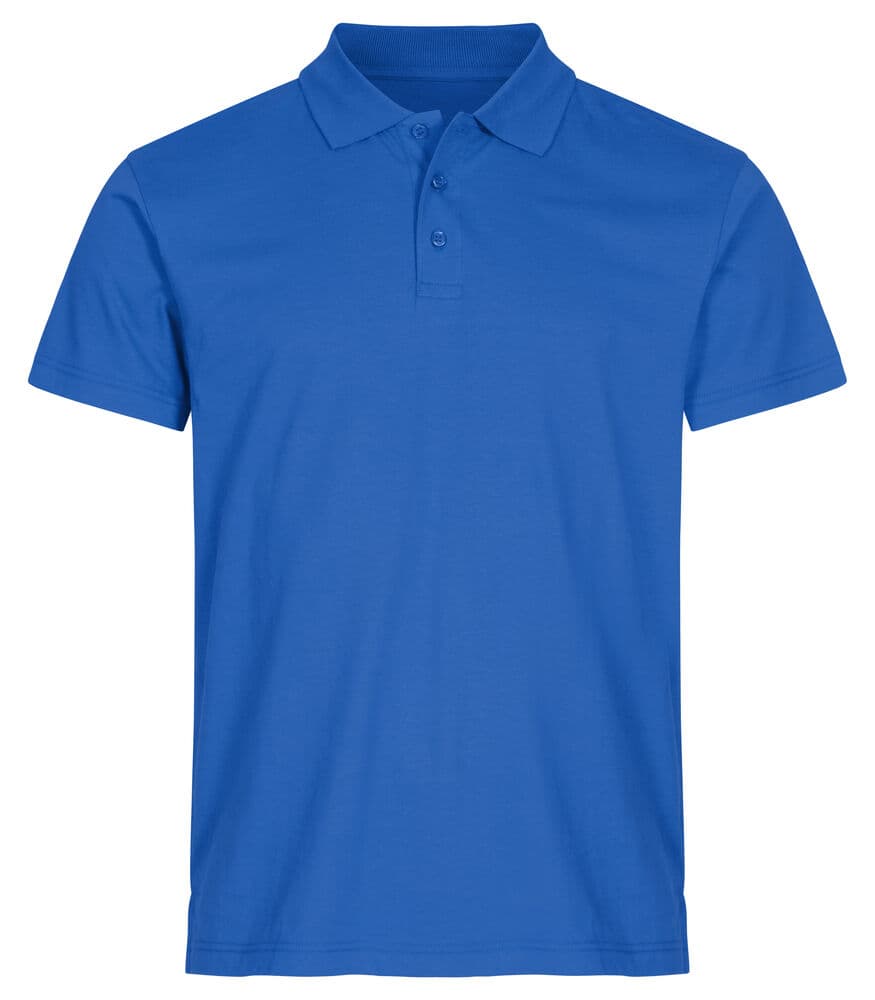 Clique Single Jersey Polo coloris Bleu roi