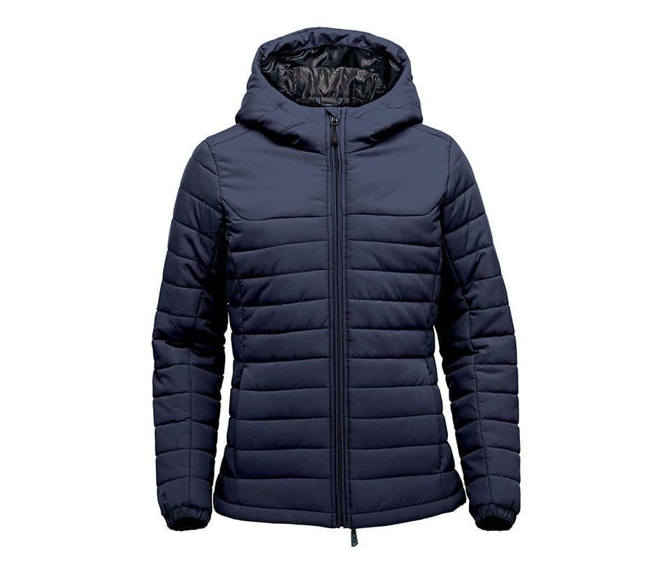 W'S NAUTILUS QUILTED HOODY coloris Marine