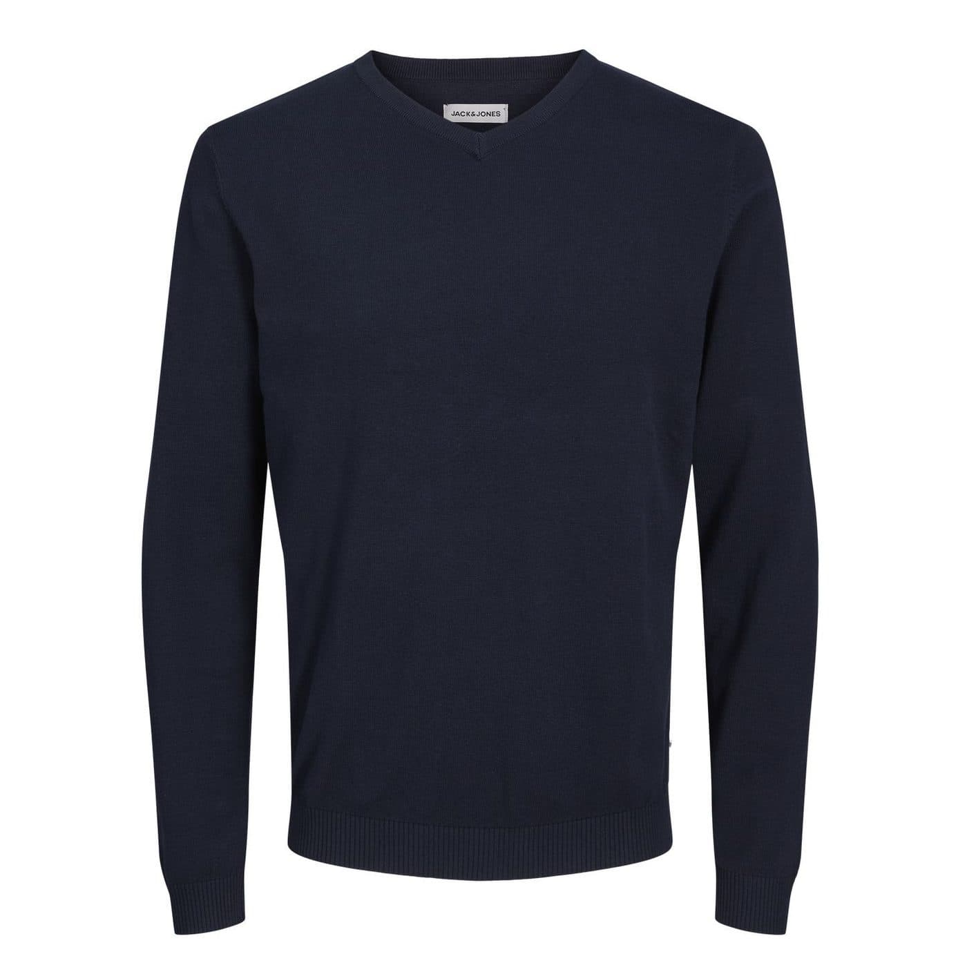 BASIC KNIT V-NECK coloris Marine Blazer