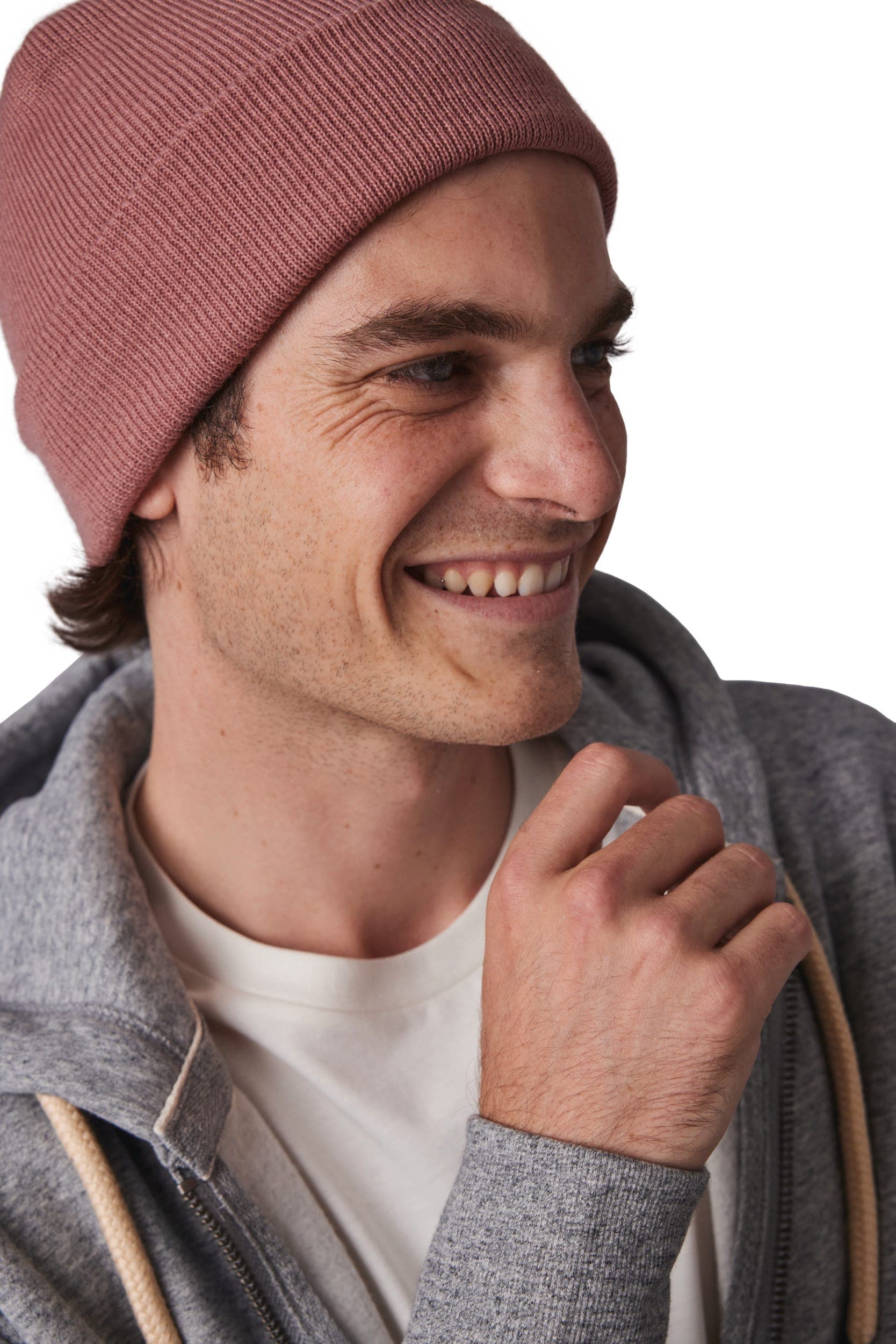 Bonnet tricoté en situation