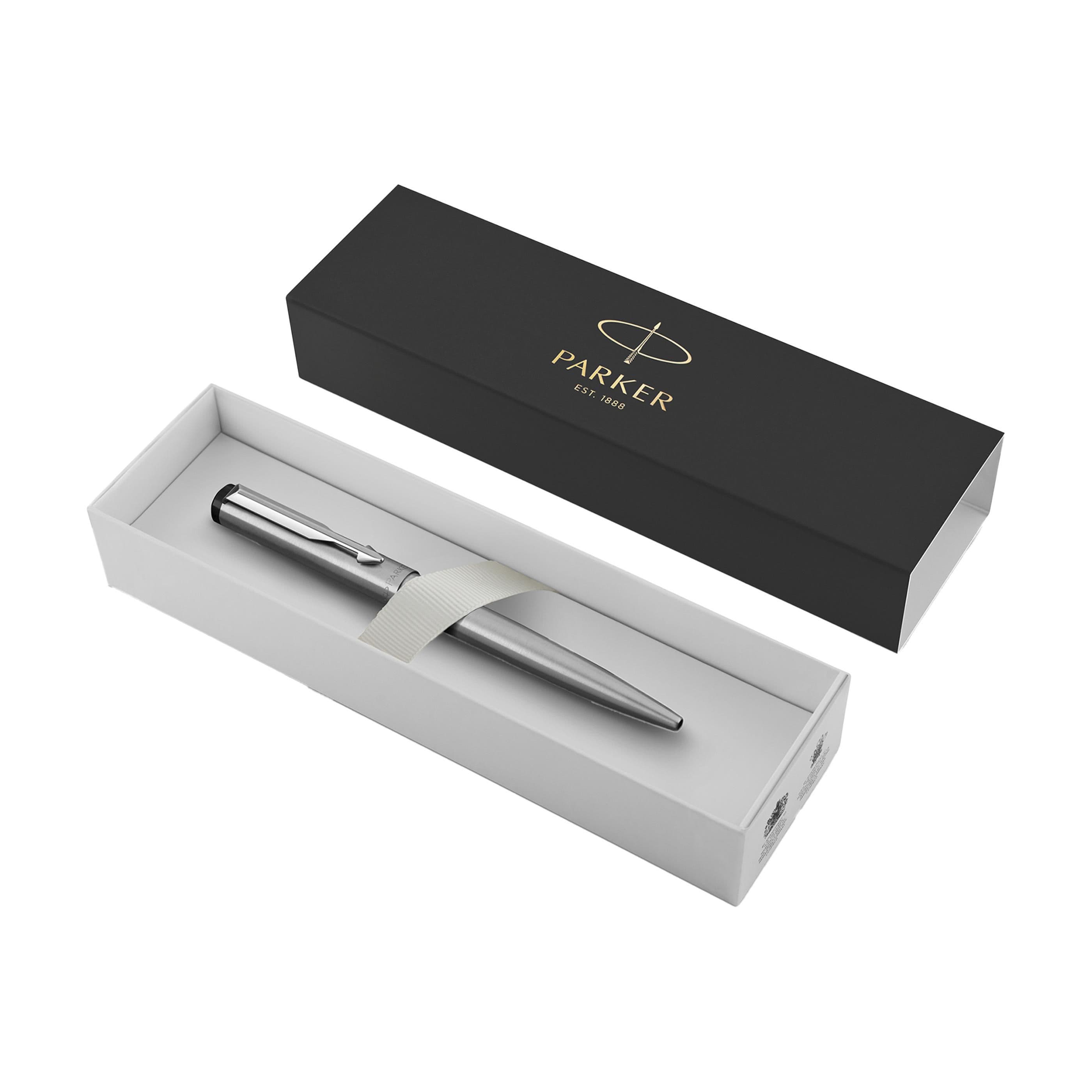 Stylo bille Parker Vector | Acier inoxydable en situation
