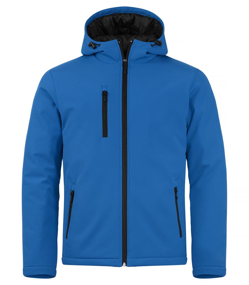 Clique Padded Hoody Softshell Jacket coloris Bleu roi