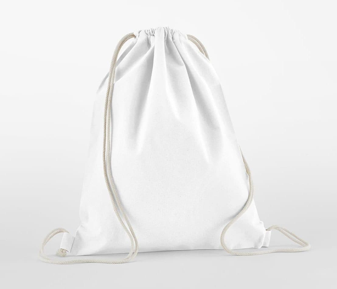 ORGANIC COTTON INCO. GYMSAC coloris Blanc