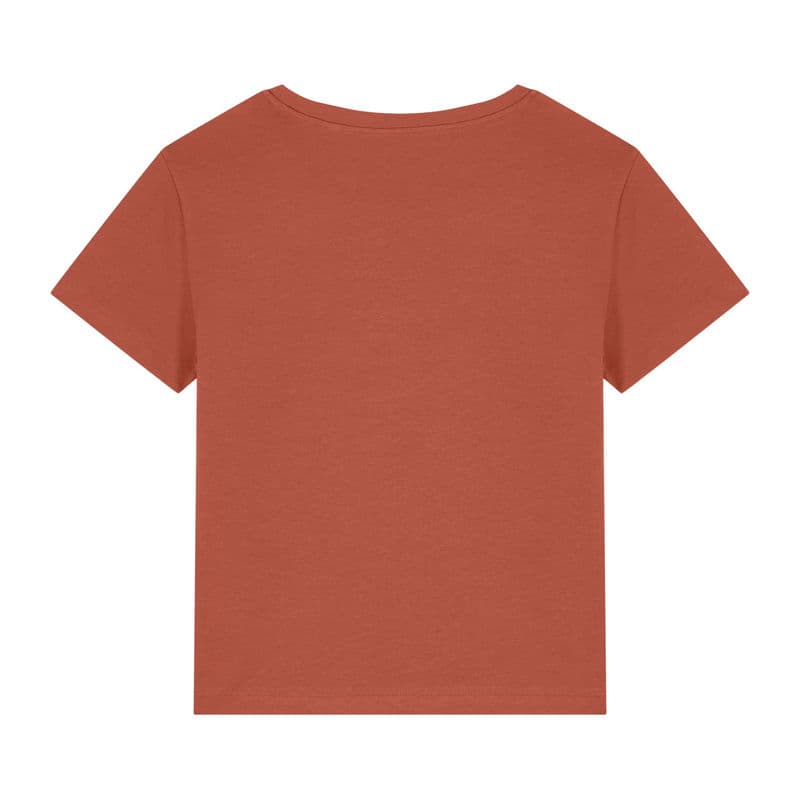 Stella Serena women's scoop neck t-shirt coloris Marron Heritage