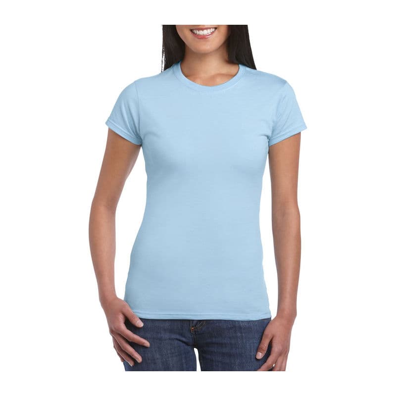 SOFTSTYLE® LADIES T-SHIRT coloris Bleu clair