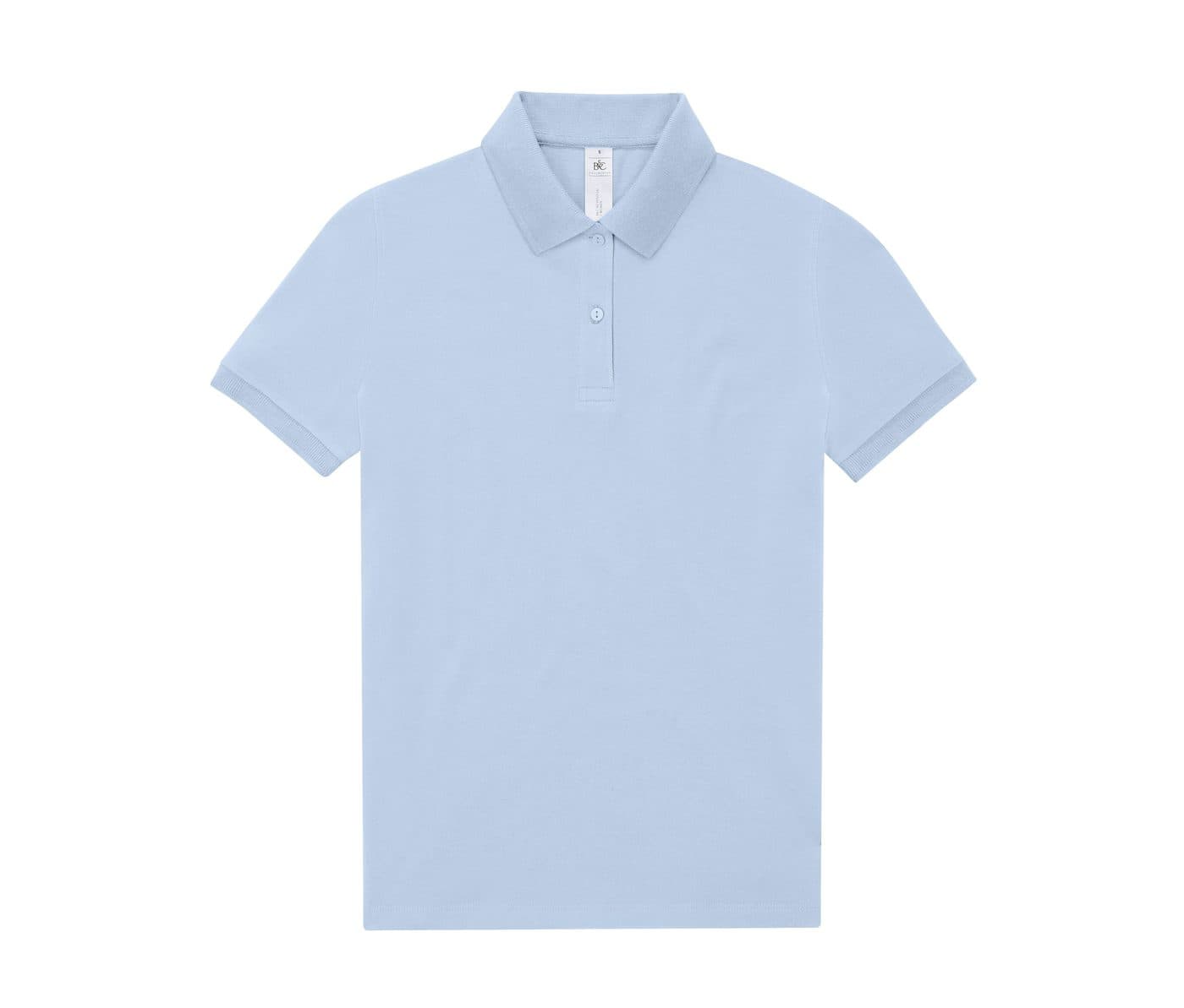 B&C MY POLO 180 /WOMEN coloris Bleu rose poudré