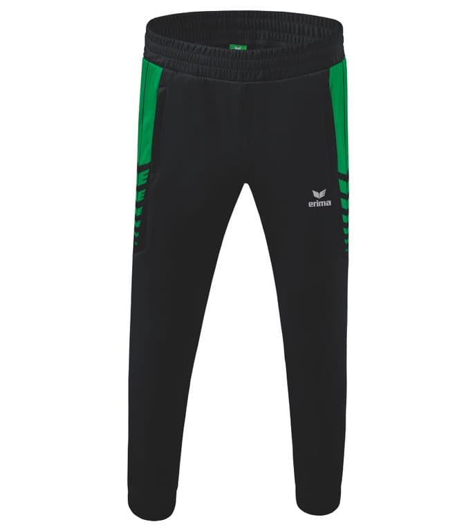Pantalon Worker Six Wings coloris Noir / Émeraude