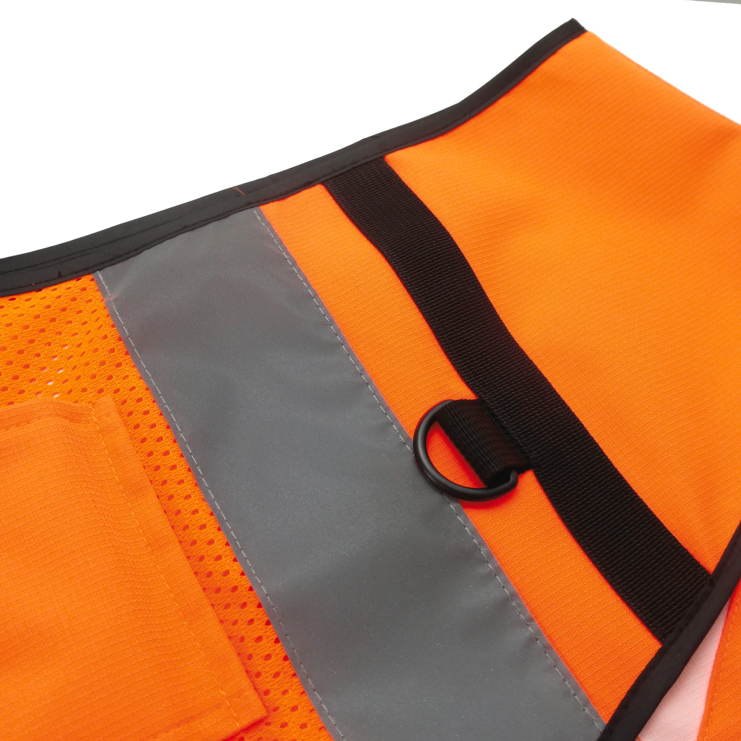 Gilet haute visibilité rip stop en situation