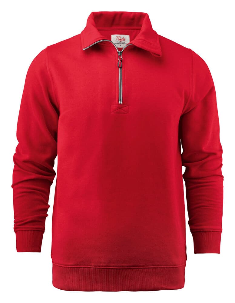 Rounders RSX Sweat Demi-Zip Unisexe coloris Rouge