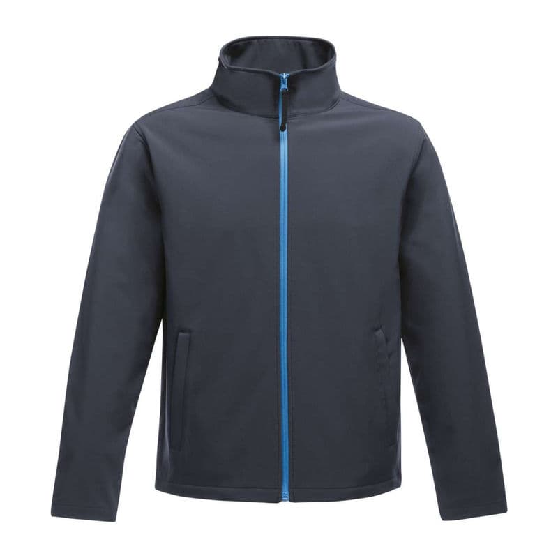 Ablaze Men'S Printable Softshell coloris Marine / Bleu