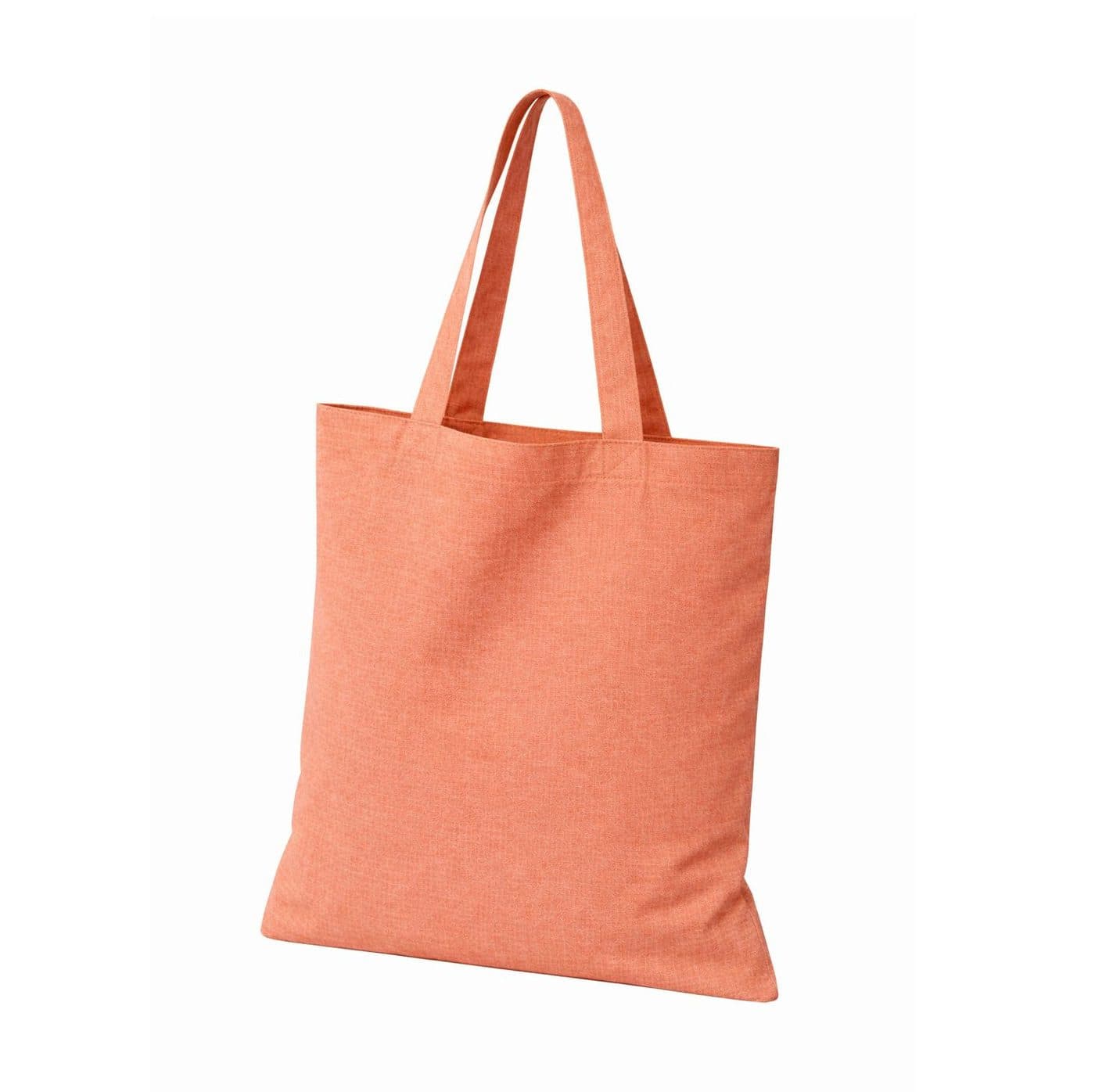 RECYCLED COTTON TOTE BAG coloris Orange chiné