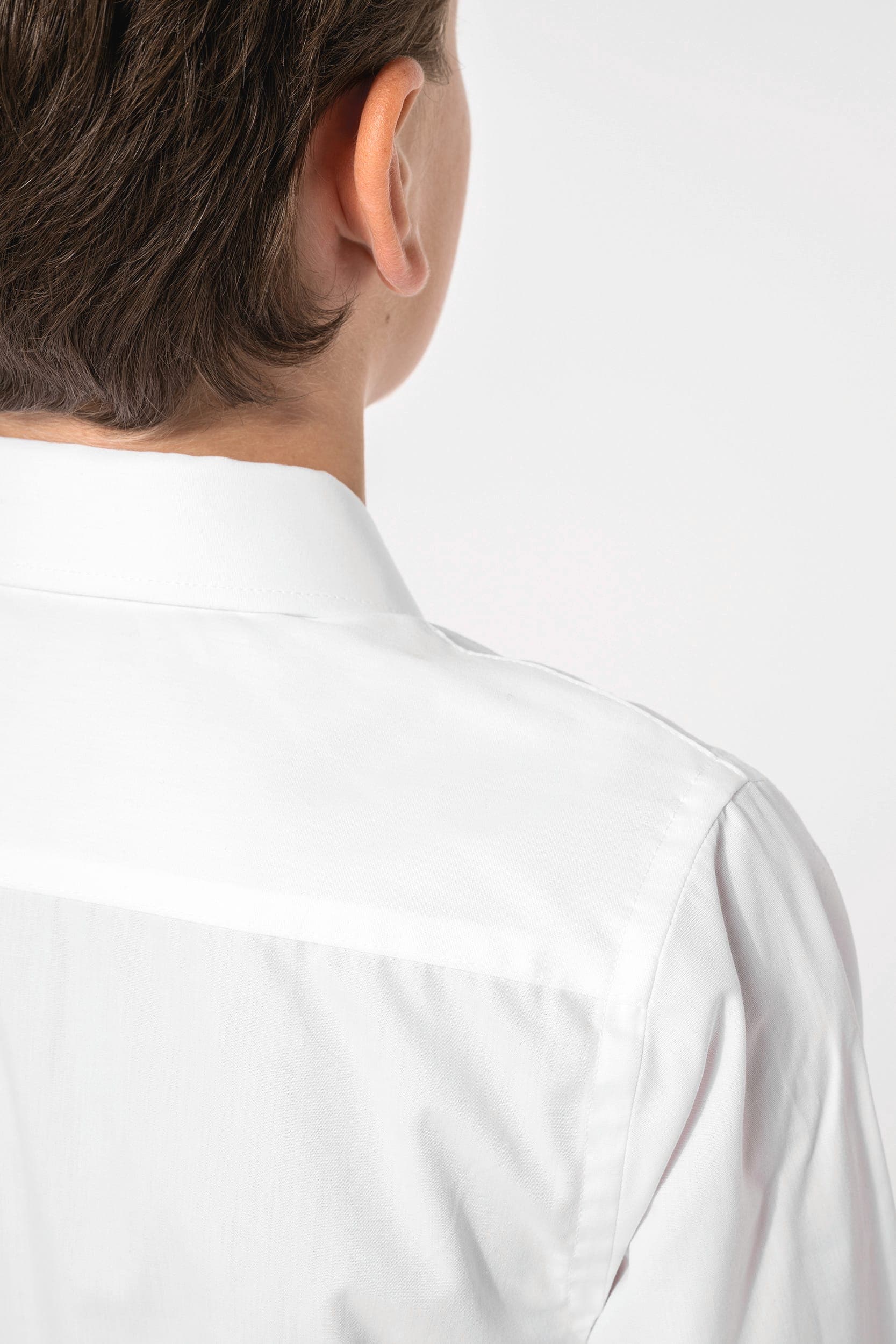 Chemise popeline manches longues enfant en situation