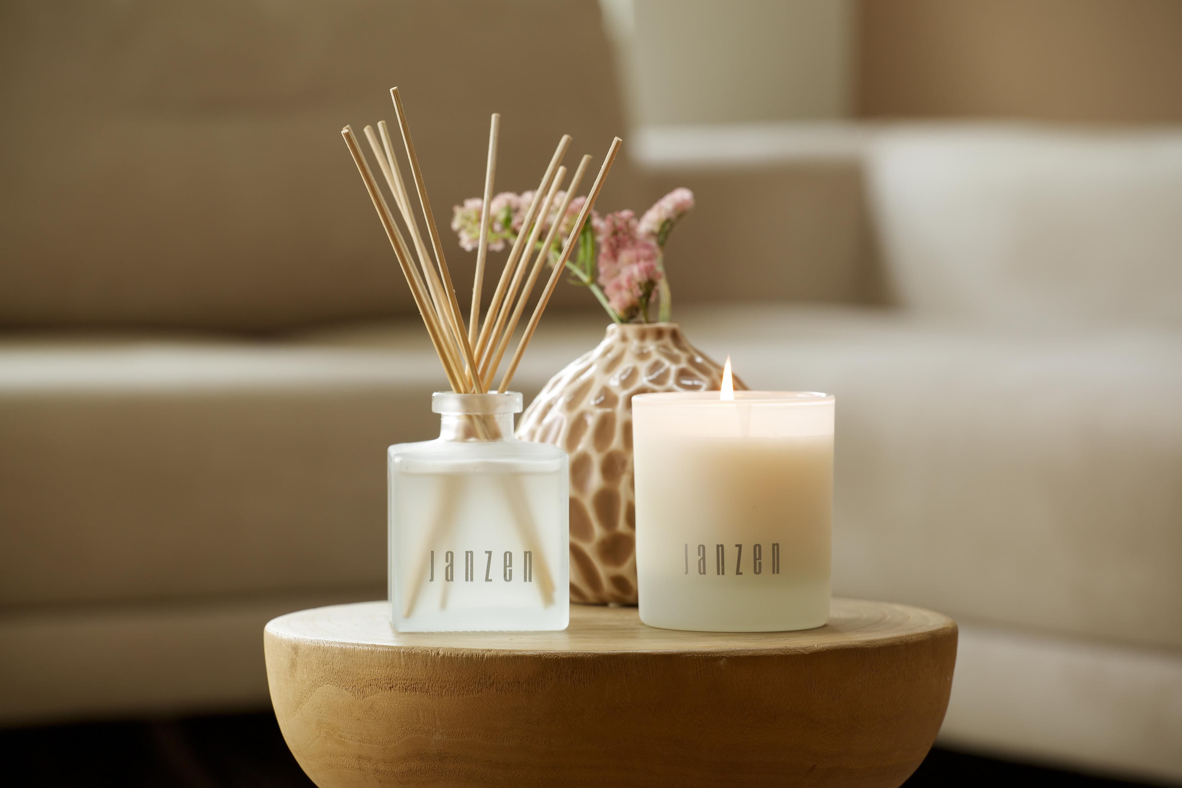 Bougie parfumée Janzen Sage 36 en situation