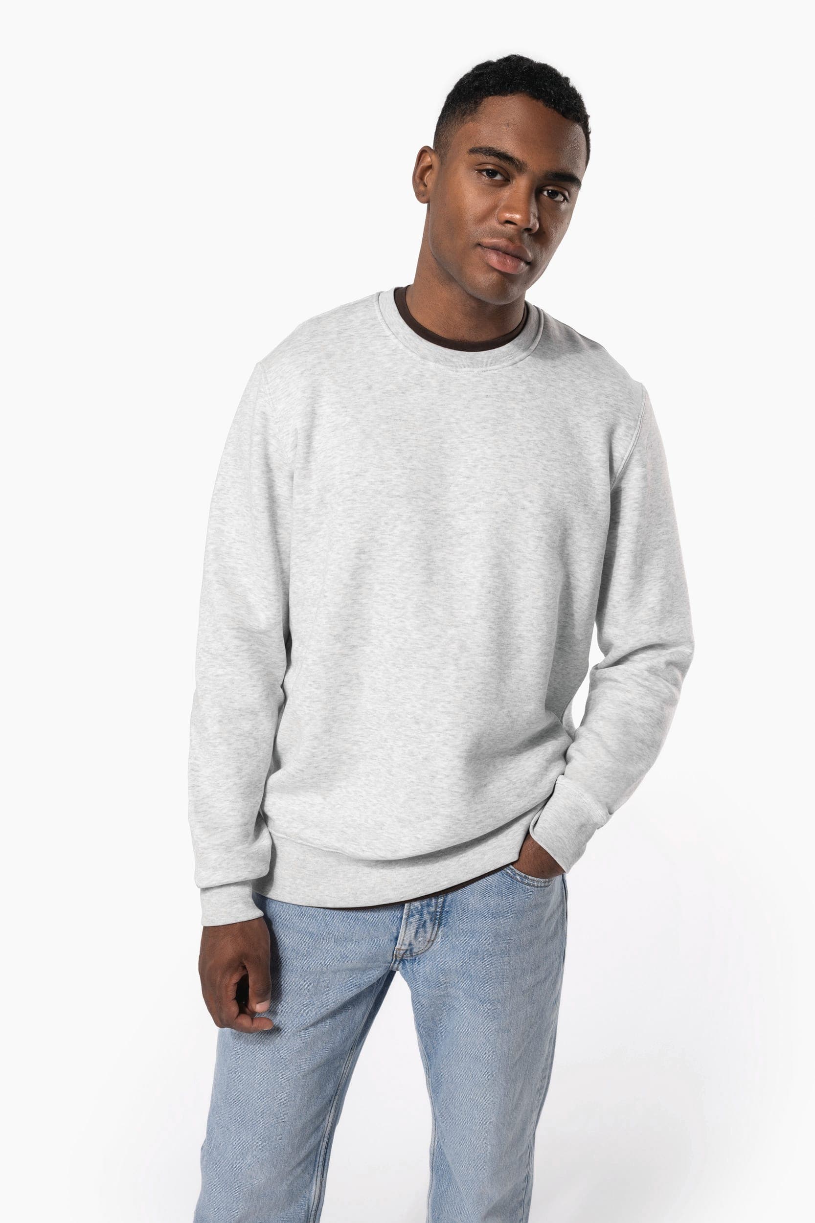 Sweat-shirt col rond homme en situation