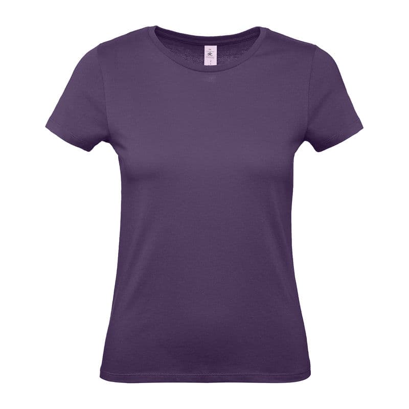 B&C #E150 WOMEN T-SHIRT coloris Violet urbain