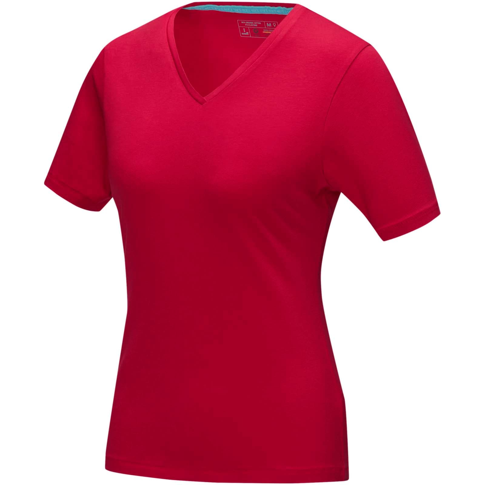T-shirt bio manches courtes femme Kawartha coloris Rouge