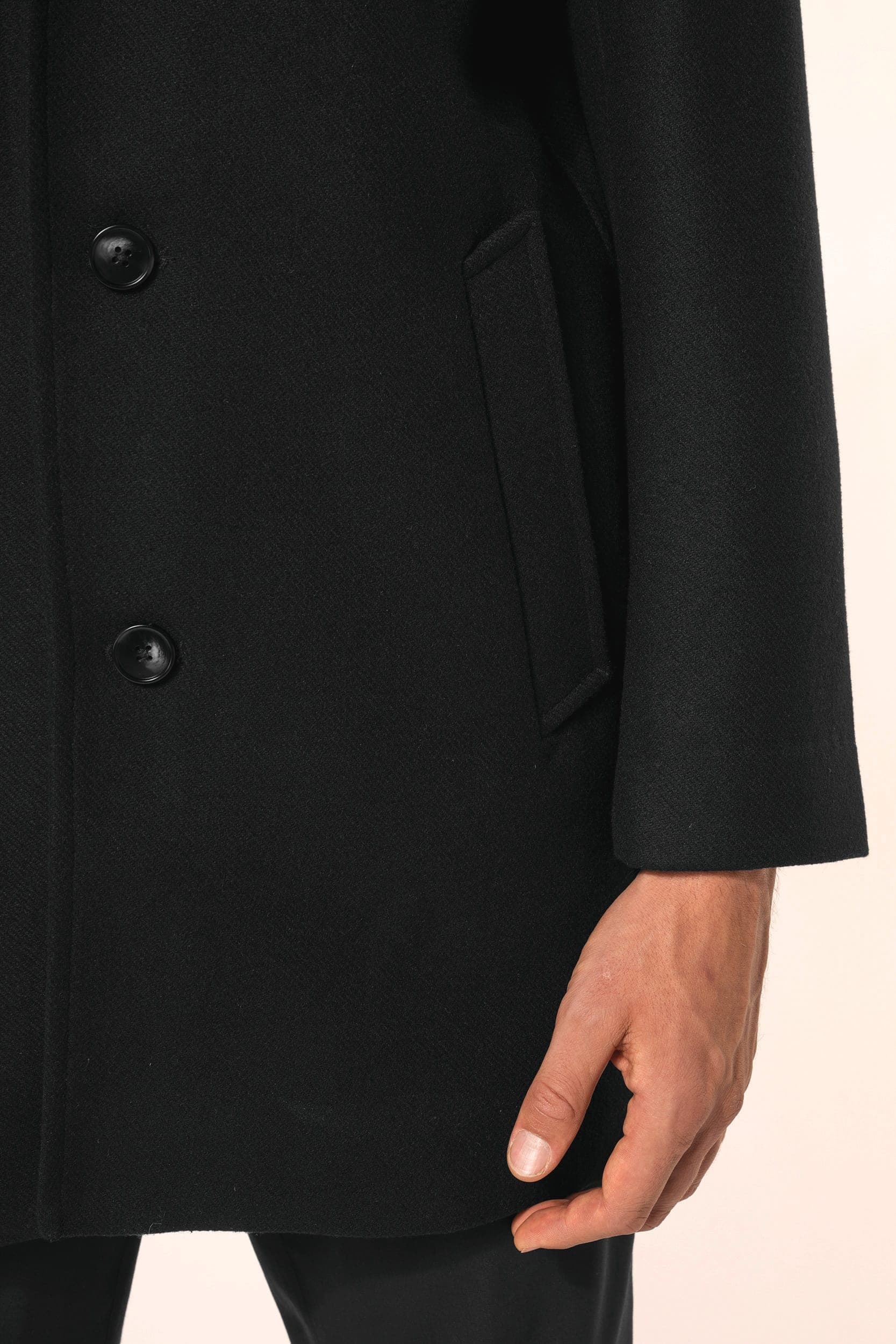 Manteau homme en situation