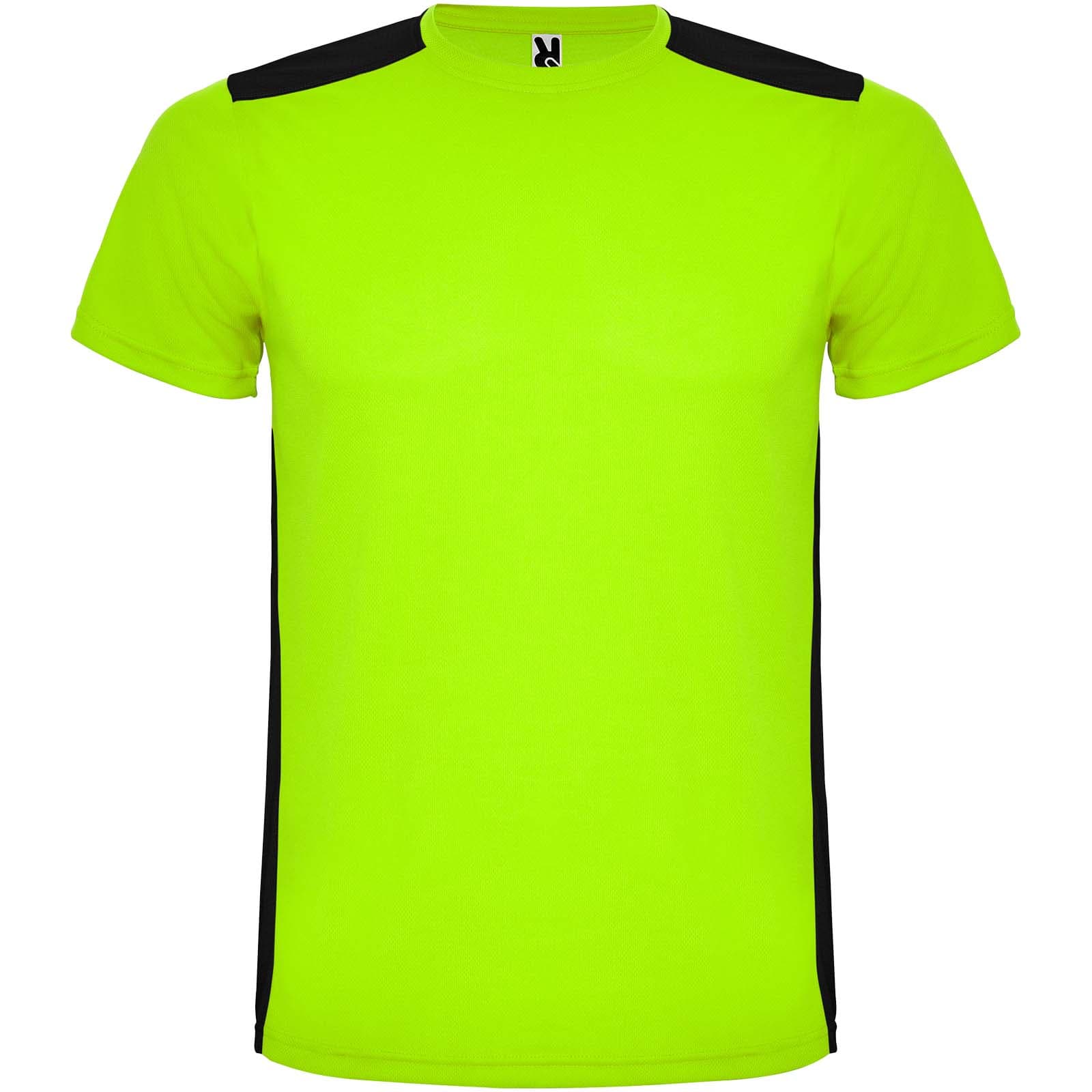T-shirt de sport de 130 g/m² Detroit à manches courtes pour enfant coloris Citron vert