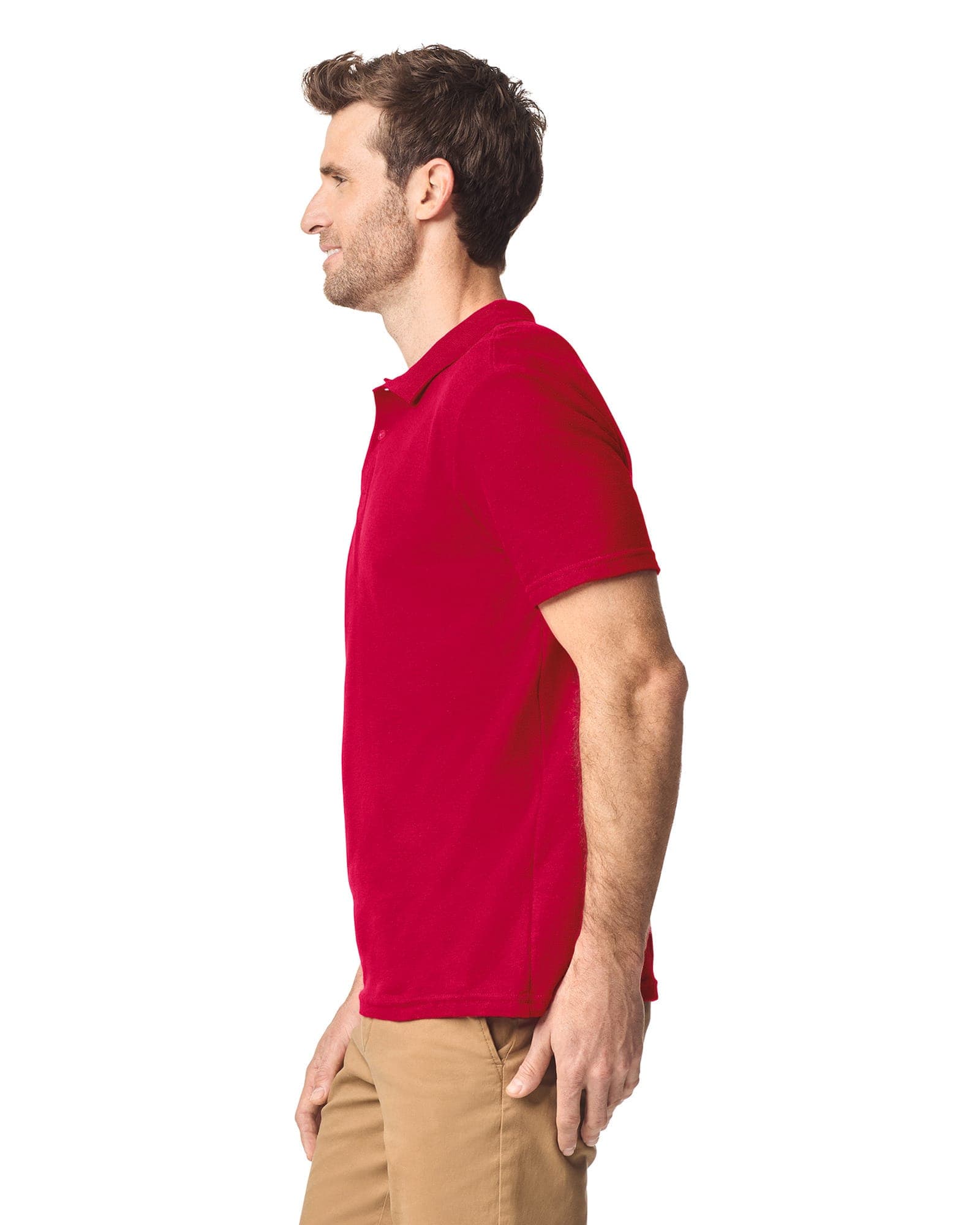 Polo Homme Softstyle Double Piqué en situation