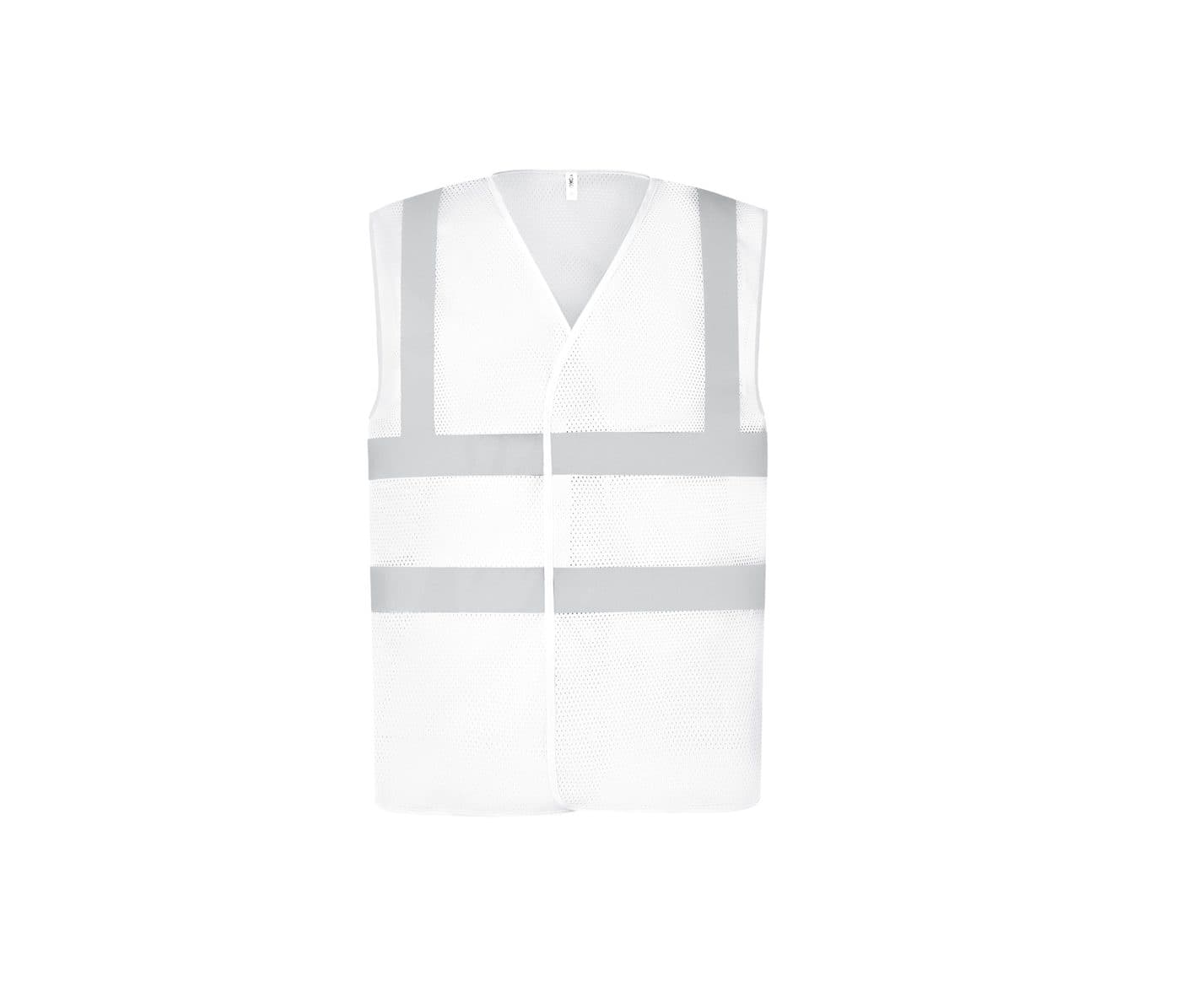 TOP COOL OPEN MESH 2 BAND AND BRACES WAISTCOAT coloris Blanc