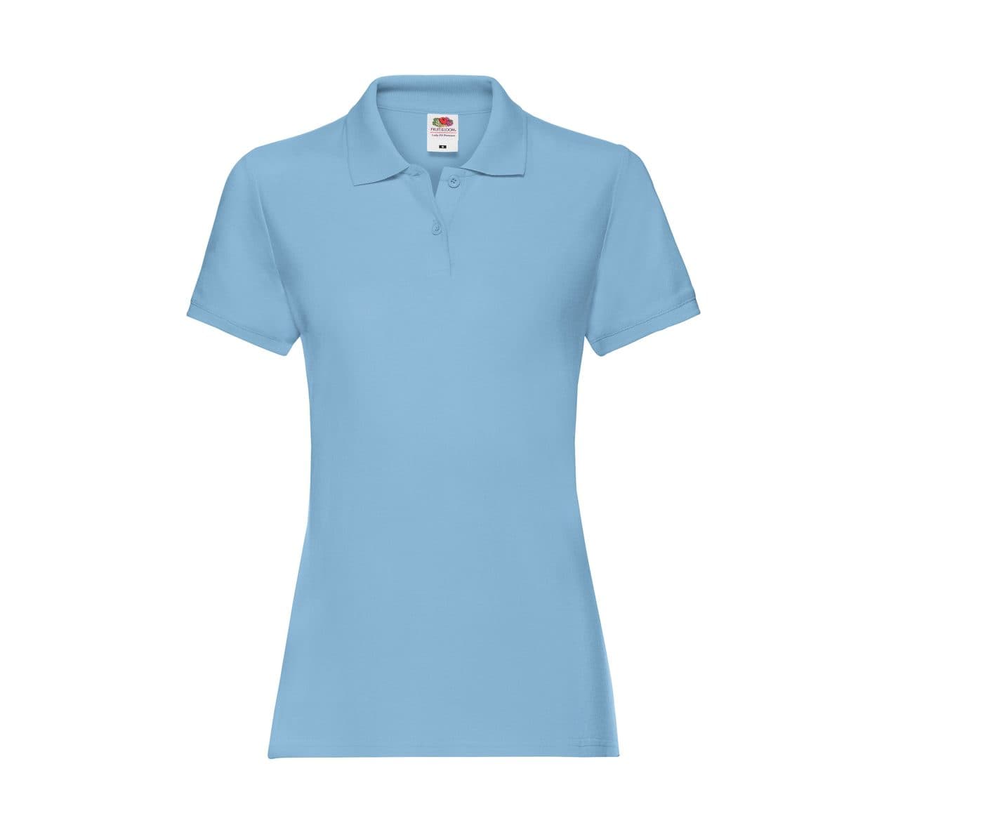 LADIES PREMIUM POLO coloris Bleu ciel