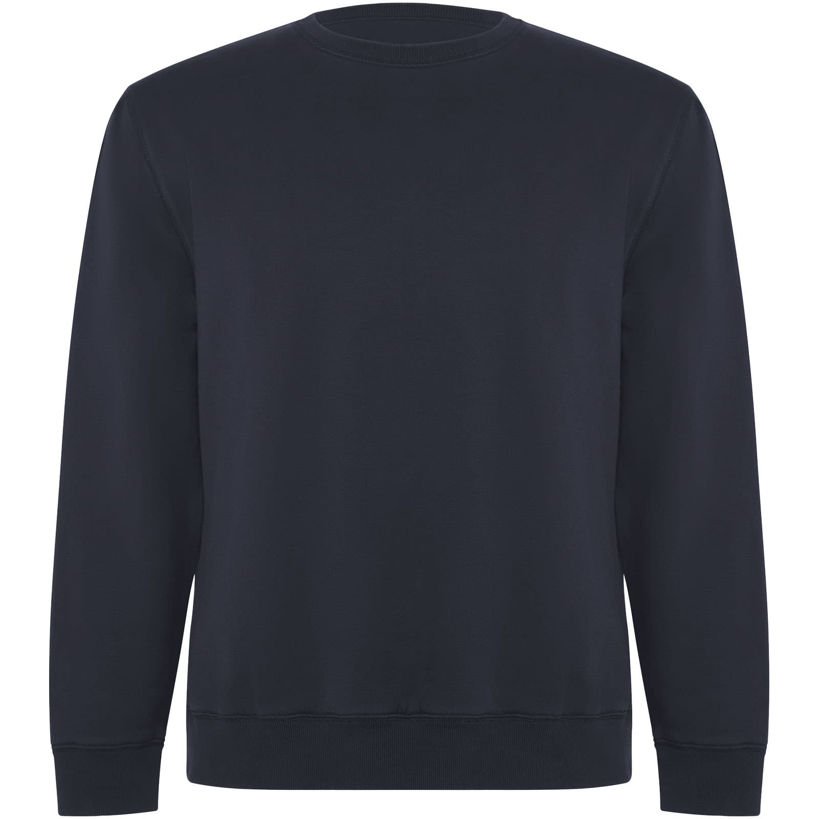 Sweat shirt de 300 g/m² Batian en coton organique coloris Bleu marine