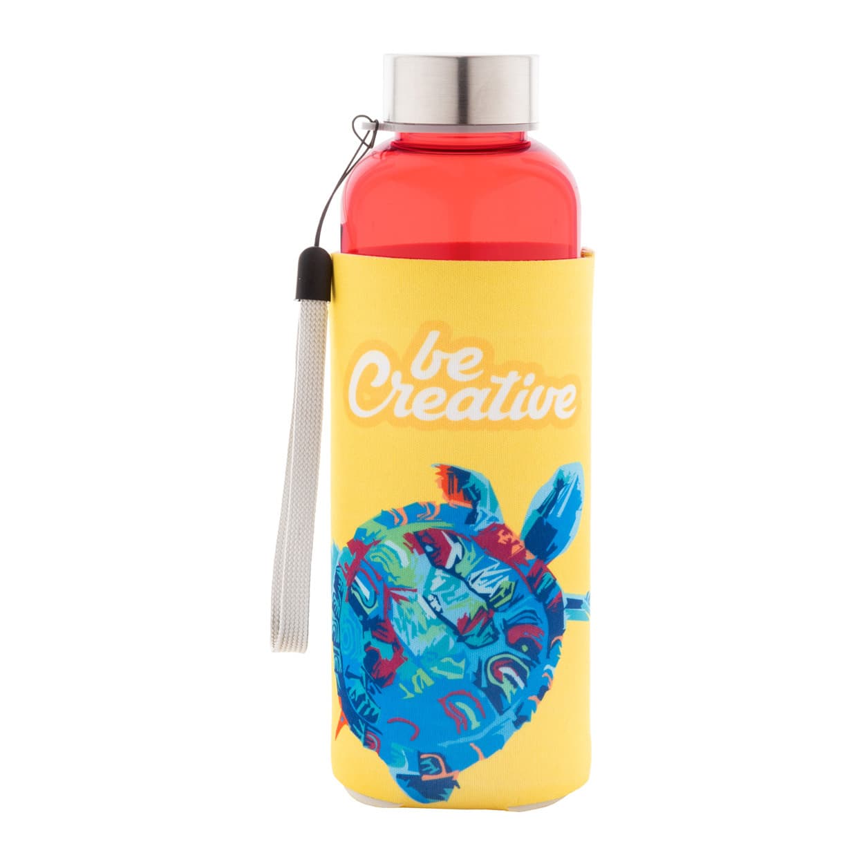 Bouteille en RPET coloris Rouge