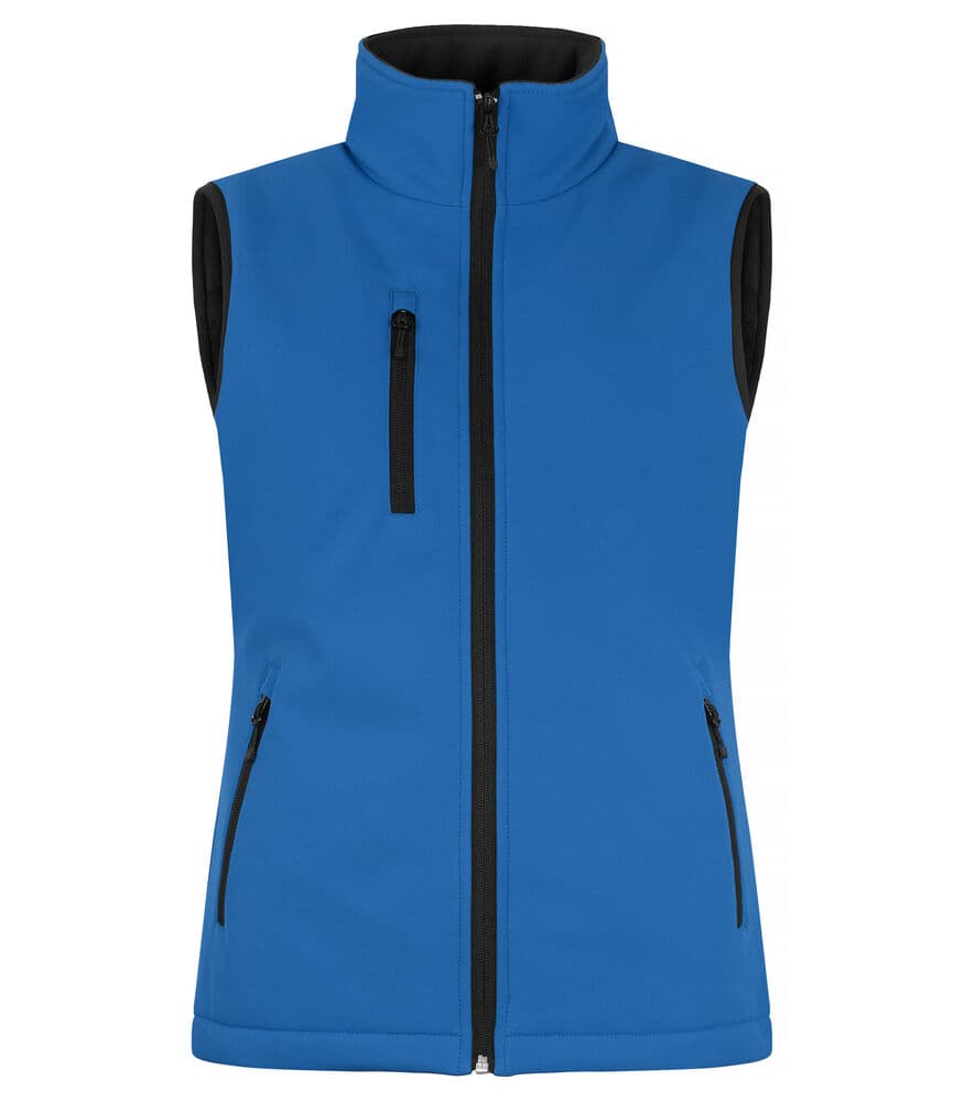 Clique Padded Softshell Vest Women coloris Bleu roi