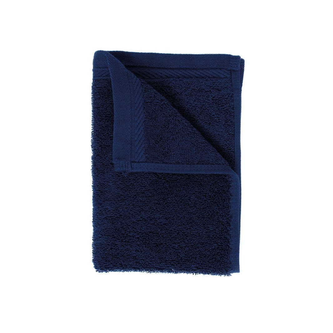ORGANIC GUEST TOWEL coloris Bleu marine
