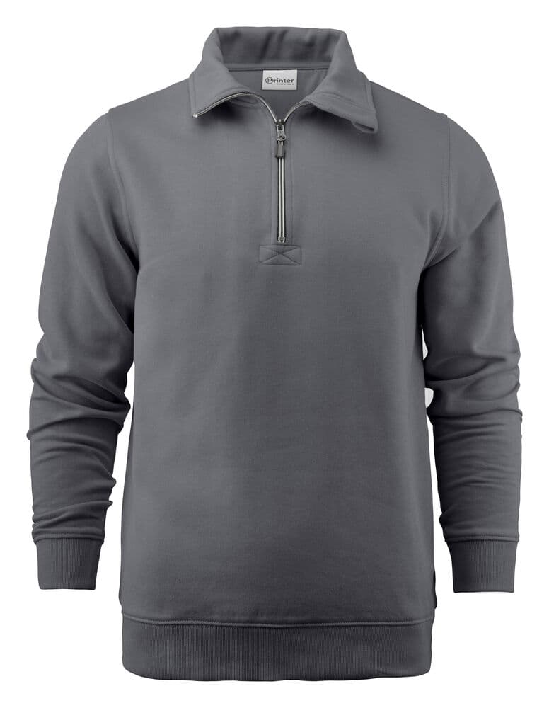Rounders RSX Sweat Demi-Zip Unisexe coloris Gris Acier
