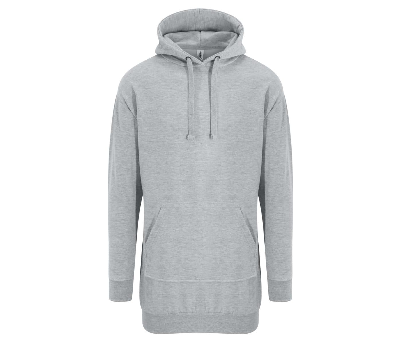 HOODIE DRESS coloris Gris chiné