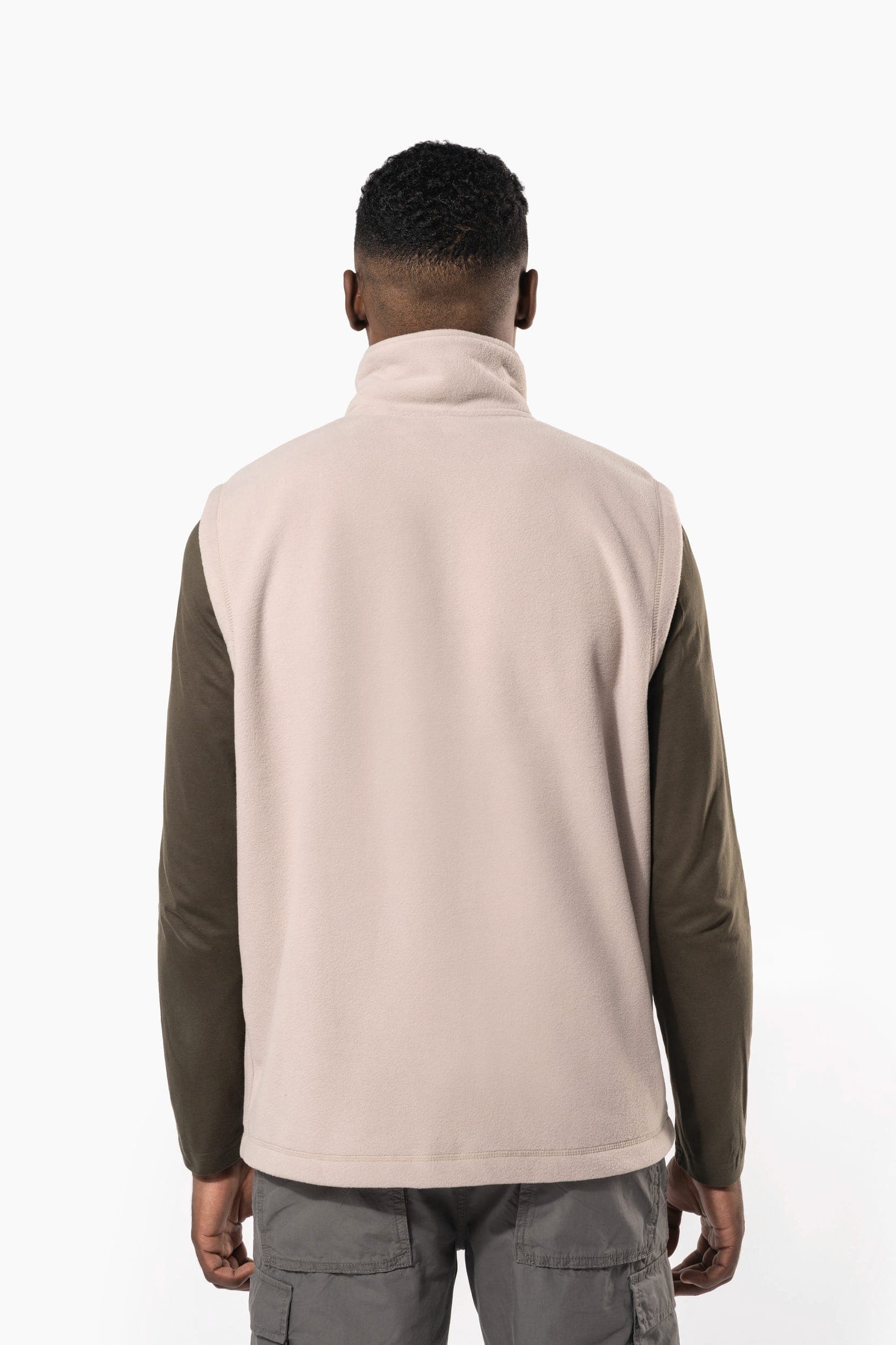 Bodywarmer micropolaire homme en situation