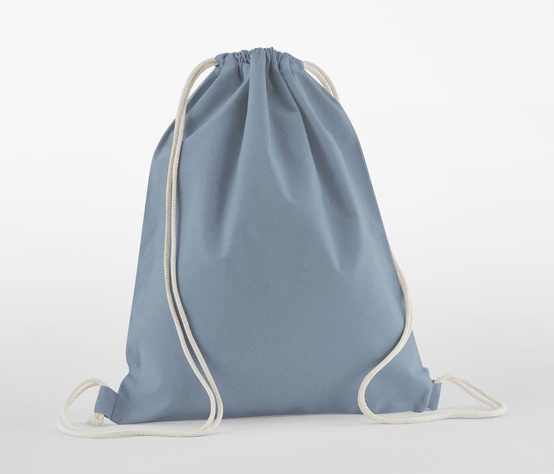 ORGANIC COTTON INCO. GYMSAC coloris Bleu poudré